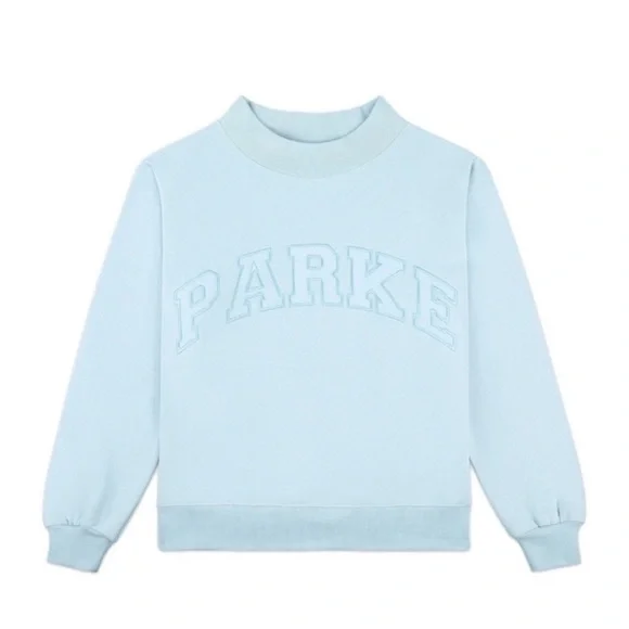 ❄️❄️PARKE MOCKNECK- TONAL COLLECTION in Artic Blue❄️❄️Size L/XL! VGUC! - Picture 1 of 6